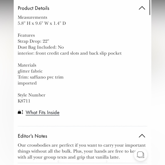 Kate Spade Glitter Crossbody - Picture 6 of 6